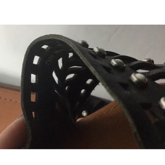 Black Studded Slides Franco Sarto - Picture 7 of 8